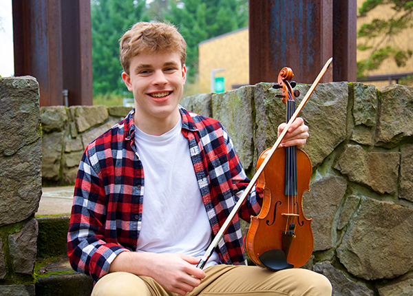 16-year-old Nate Strothkamp, winner of the 2019 PYP Concerto Competition