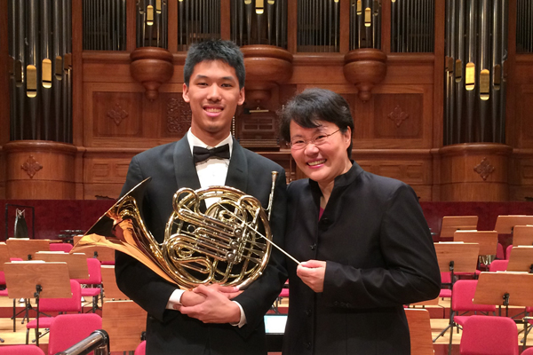 PYP Alumni Phoebus Tsai & former PYP Musical Director Mei-Ann Chen